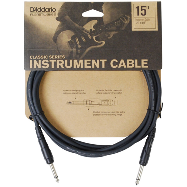 Інструментальний кабель PLANET WAVES PW-CGT-15 Classic Series Instrument Cable 15ft Інструментальний кабель PLANET WAVES PW-CGT-15 Classic Series Instrument Cable 15ft