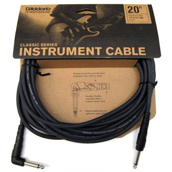 Інструментальний кабель PLANET WAVES PW-CGTRA-20 Classic Series Instrument Cable 20ft Інструментальний кабель PLANET WAVES PW-CGTRA-20 Classic Series Instrument Cable 20ft