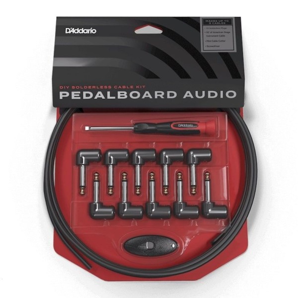 Набір кабелів для гітарних педалей ефектів DADDARIO PW-GPKIT-10 DIY Solderless Pedalboard Cable Kit