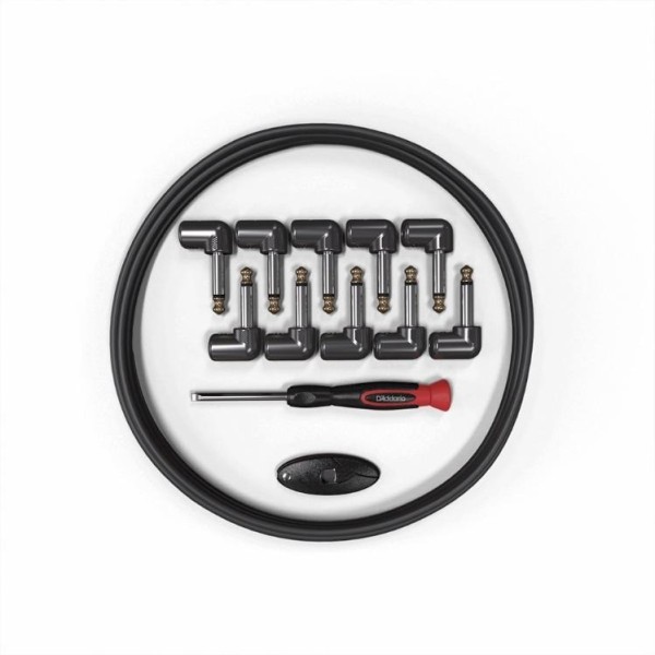 Набір кабелів для гітарних педалей ефектів DADDARIO PW-GPKIT-10 DIY Solderless Pedalboard Cable Kit