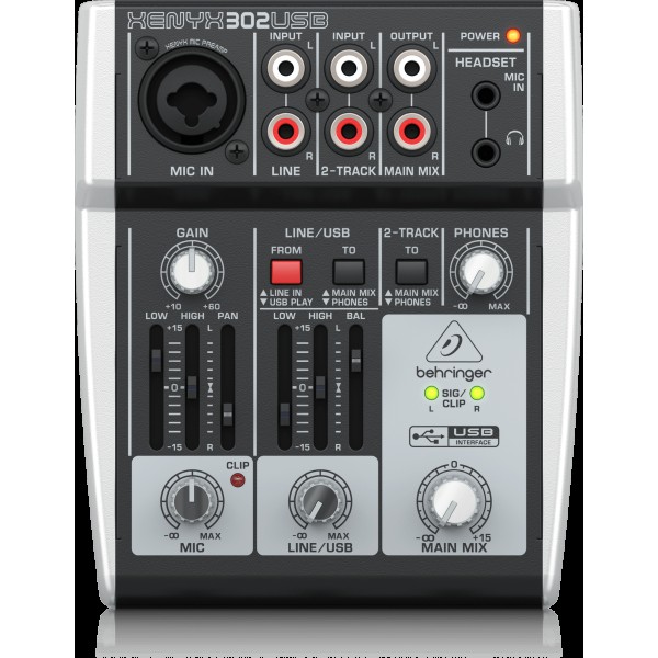 Мікшерний пульт Behringer XENYX302USB