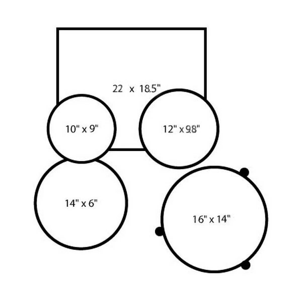 Ударна установка Hayman Start Series HM-100-BK Ударна установка Hayman Start Series HM-100-BK