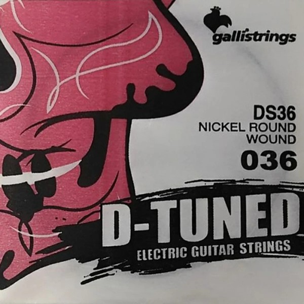 Струна для електрогітари Gallistrings Single String DS36, (.036), Nickel Round Wound