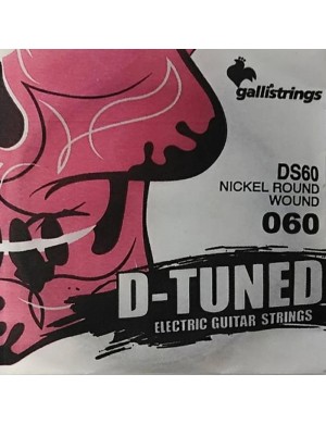 Струна для электрогитары Gallistrings Single String DS60 (.060), Nickel Round Wound