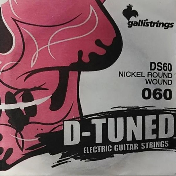 Струна для електрогітари Gallistrings Single String DS60 (.060), Nickel Round Wound