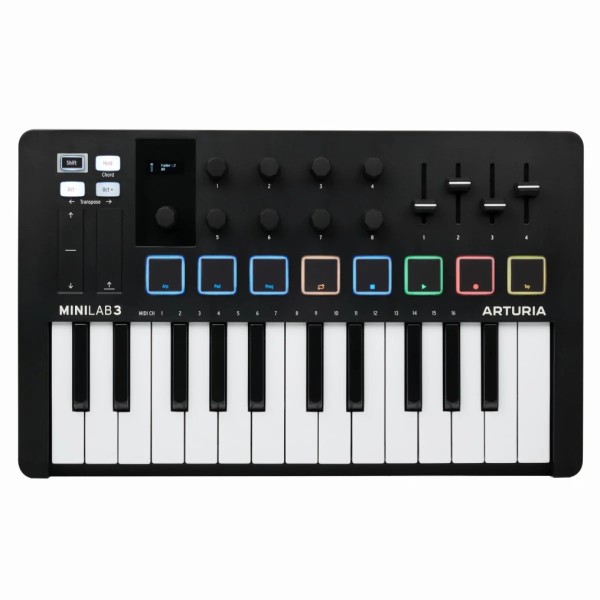 MIDI-клавіатура Arturia MiniLab 3 Black Edition MIDI-клавіатура Arturia MiniLab 3 Black Edition