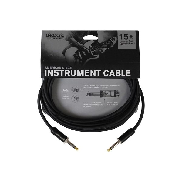 Інструментальний кабель PLANET WAVES PW-AMSG-15 AMERICAN STAGE 15ft Інструментальний кабель PLANET WAVES PW-AMSG-15 AMERICAN STAGE 15ft
