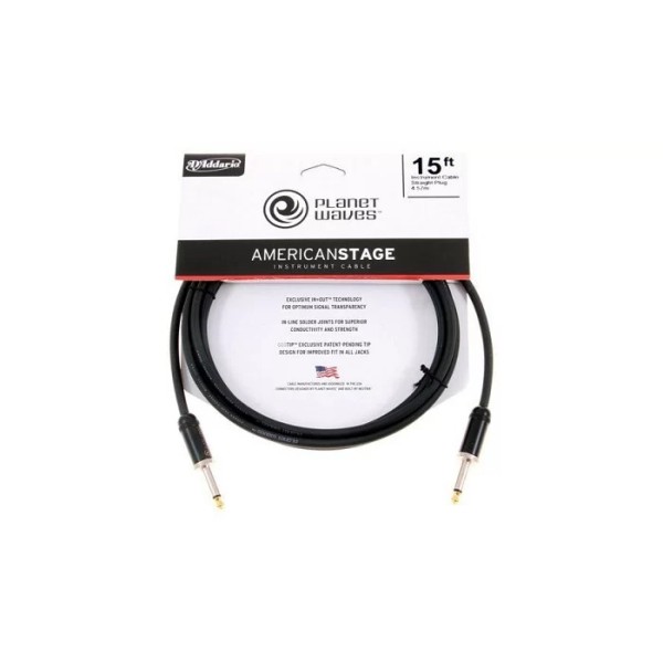 Інструментальний кабель PLANET WAVES PW-AMSG-15 AMERICAN STAGE 15ft Інструментальний кабель PLANET WAVES PW-AMSG-15 AMERICAN STAGE 15ft