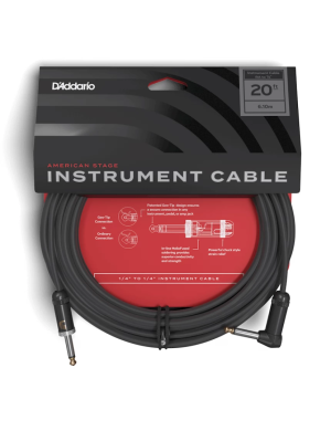 Инструментальный кабель D'ADDARIO PW-AMSGRA-20 American Stage, Right to Straight (6m) Инструментальный кабель D'ADDARIO PW-AMSGRA-20 American Stage, Right to Straight (6m)