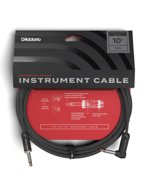 Инструментальный кабель D'ADDARIO PW-AMSGRA-10 American Stage, Right to Straight (3m) Инструментальный кабель D'ADDARIO PW-AMSGRA-10 American Stage, Right to Straight (3m)