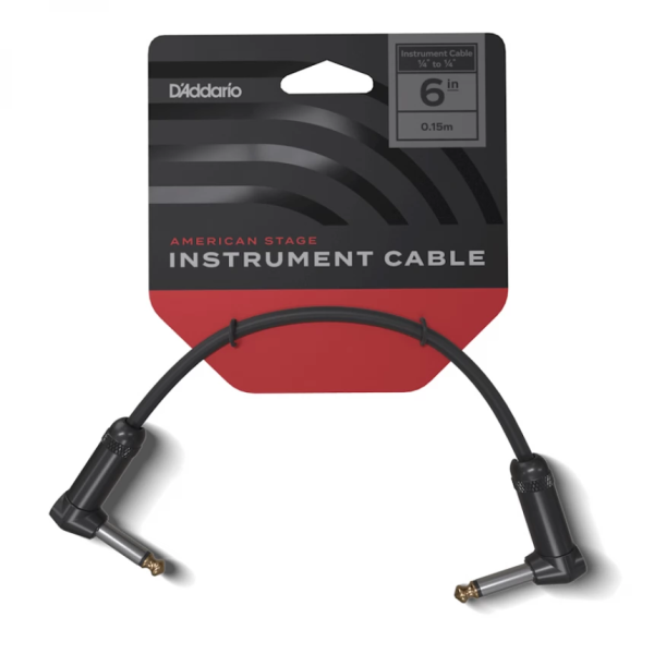 Інструментальний кабель D'ADDARIO PW-AMSPRR-105 American Stage Patch (15cm)