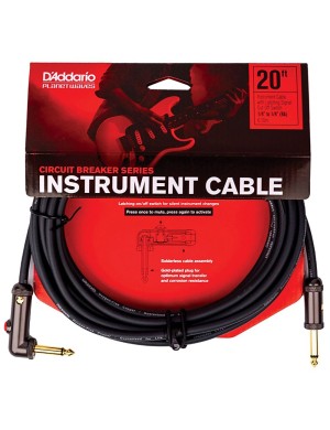 Инструментальный кабель PLANET WAVES PW-AGLRA-20 Curcuit Breaker Latching Switch 20ft Инструментальный кабель PLANET WAVES PW-AGLRA-20 Curcuit Breaker Latching Switch 20ft