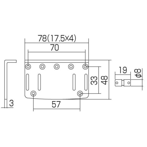 Бридж для бас-гітари GOTOH 203B-4 C