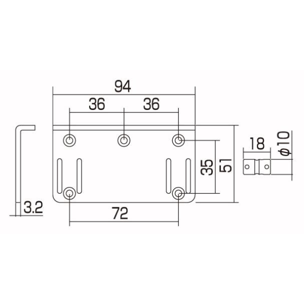 Бридж для бас-гітари GOTOH 205B-5 C