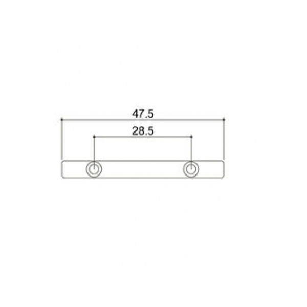 Ретейнер для струн електрогітари з топ-локом GOTOH TB47.5 B