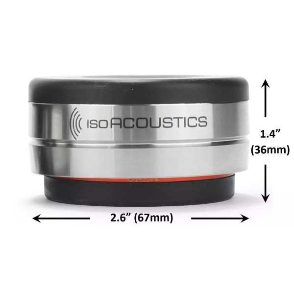 Ізолятор вібрації для звукового обладнання IsoAcoustics Orea Bordeaux Ізолятор вібрації для звукового обладнання IsoAcoustics Orea Bordeaux