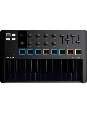 MIDI-клавиатура Arturia MiniLab 3 Deep Black Special Edition
