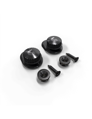 Универсальные стреплоки для ремня PLANET WAVES PW-SLS-01 Universal Strap Lock System (Black)