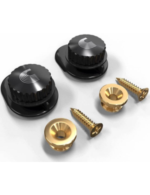 Универсальные стреплоки для ремня PLANET WAVES PW-SLS-03 Universal Strap Lock System (Gold)