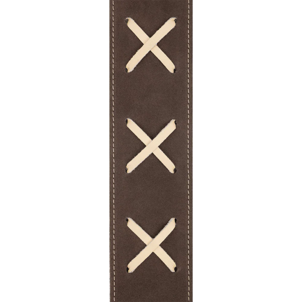 Ремінь для гітари DADDARIO 25VDG00 VINTAGE SUEDE GUITAR STRAP (BROWN)