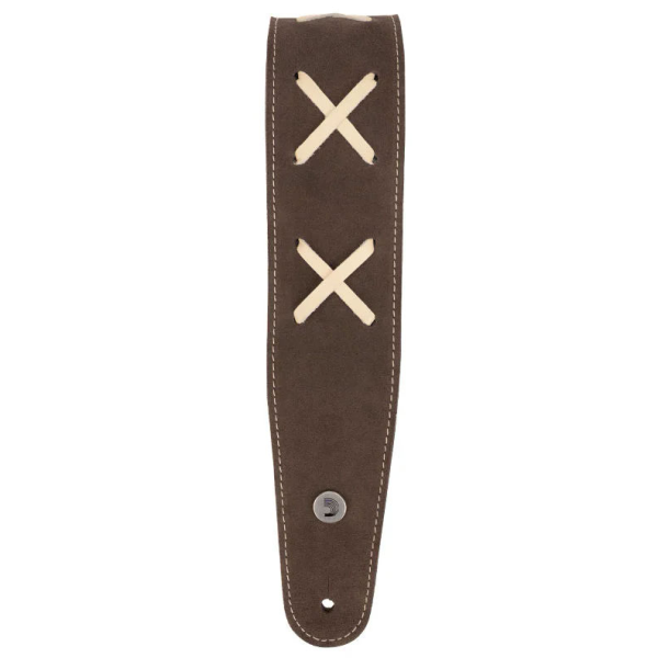 Ремінь для гітари DADDARIO 25VDG00 VINTAGE SUEDE GUITAR STRAP (BROWN)