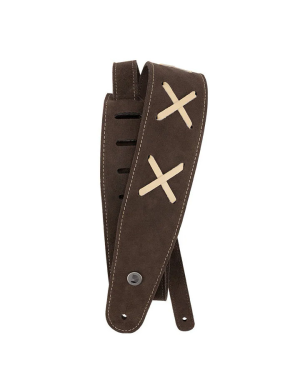 Ремінь для гітари DADDARIO 25VDG00 VINTAGE SUEDE GUITAR STRAP (BROWN)