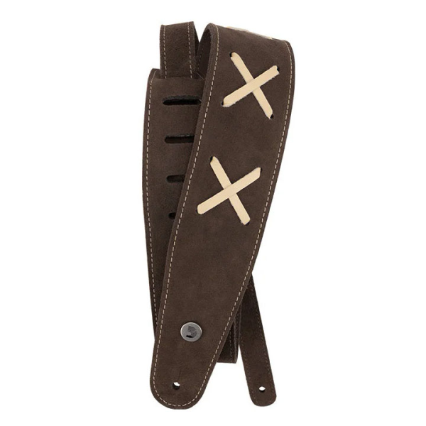 Ремінь для гітари DADDARIO 25VDG00 VINTAGE SUEDE GUITAR STRAP (BROWN)