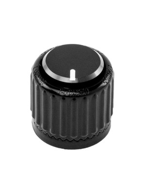 Ручка з фіксатором для потенціометра D'Addario PW-LNL-01B Loknob Large Black (Plastic Knob)
