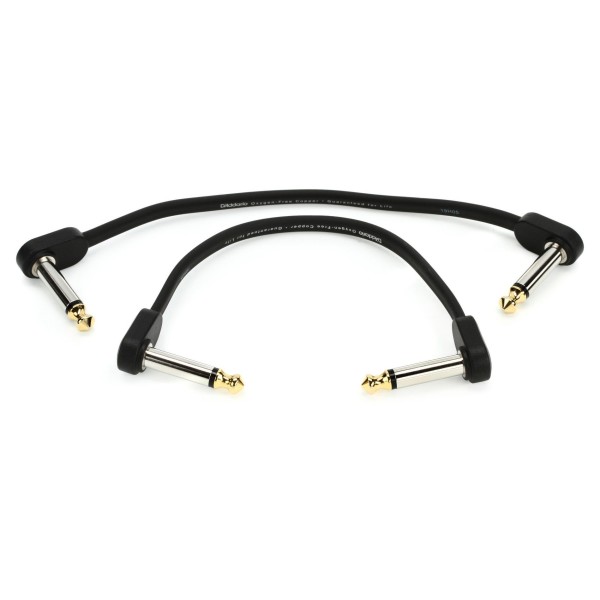 Інструментальний патч-кабель D'Addario PW-FPRR-206 Custom Series Flat Patch Cables (15 см)