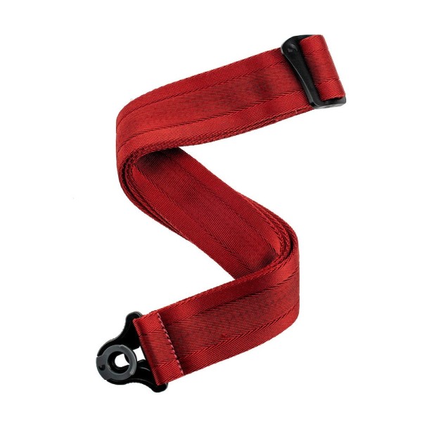 Ремінь для гітари DADDARIO 50BAL11 AUTO LOCK GUITAR STRAP (BLOOD RED)