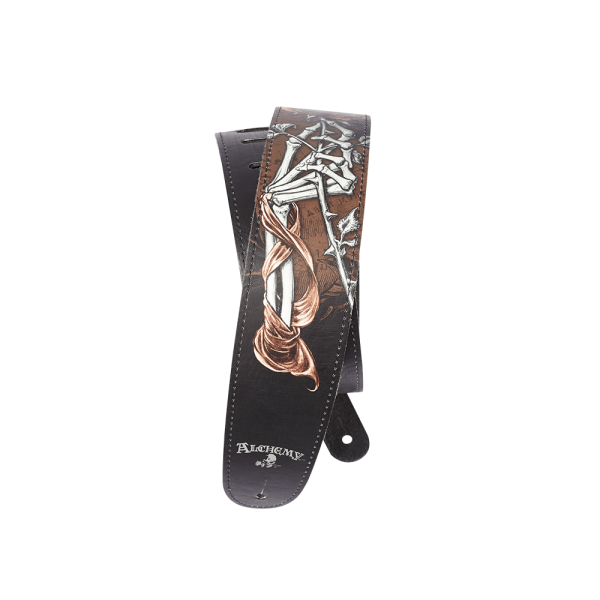 Гітарний ремінь DADDARIO 25LAL05 ALCHEMY LEATHER GUITAR STRAP - Cryptorosa