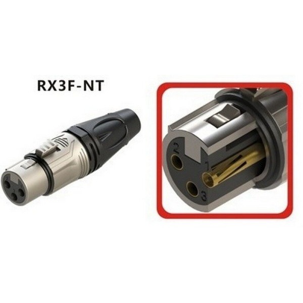 Роз'єм XLR ROXTONE RX3F-NT