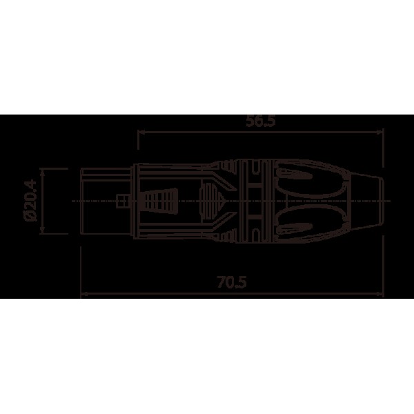 Роз'єм XLR ROXTONE RX3F-NT