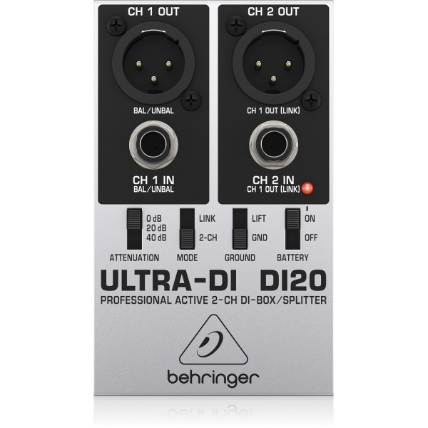 Директ-бокс Behringer DI20 Ultra-DI Директ-бокс Behringer DI20 Ultra-DI