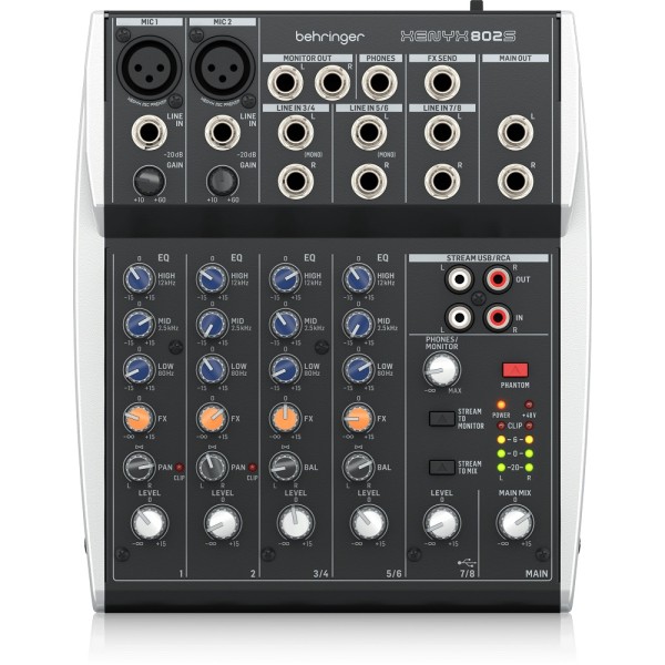 Аналоговий мікшер Behringer XENYX 802S