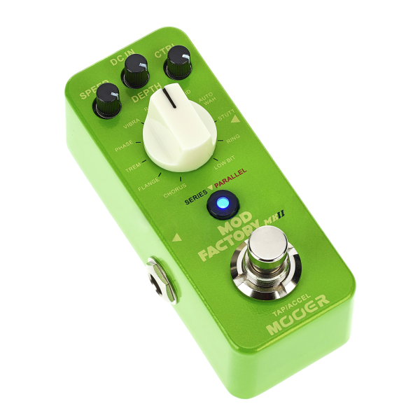 Гітарна педаль ефектів Mooer Mod Factory MKII – модуляції, Tap Tempo, Series/Parallel, 11 ефектів