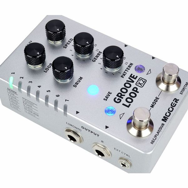 Педаль лупер та драм машина MOOER GROOVE LOOP X2