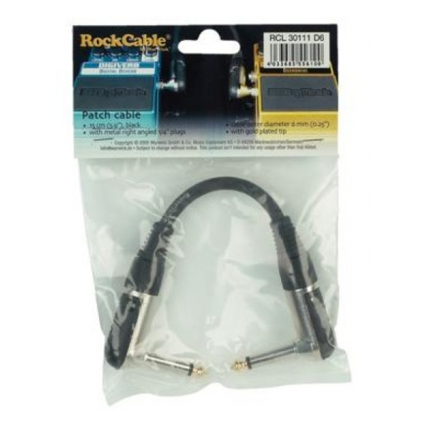 Інструментальний патч-кабель для гітарних педалей ROCKCABLE RCL30111 D6