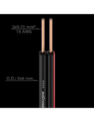 Акустический кабель 2х0.75 диаметр-3х6мм 100м ROXTONE SC008А Акустический кабель 2х0.75 диаметр-3х6мм 100м ROXTONE SC008А