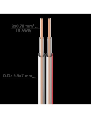 Акустический кабель 2х0.78 диаметр-3,5х7мм 100м ROXTONE SC002А Акустический кабель 2х0.78 диаметр-3,5х7мм 100м ROXTONE SC002А