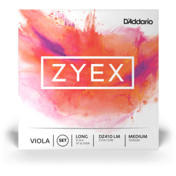 Струни для альта D'Addario ZYEX Viola String Set (Long Scale, Medium Tension) (DZ410 LM)