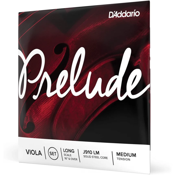 Комплект струн для альта D'ADDARIO PRELUDE VIOLA STRING SET Long Scale Medium Tension