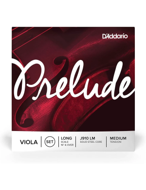 Комплект струн для альта D'ADDARIO PRELUDE VIOLA STRING SET Long Scale Medium Tension