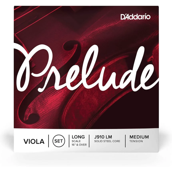 Комплект струн для альта D'ADDARIO PRELUDE VIOLA STRING SET Long Scale Medium Tension