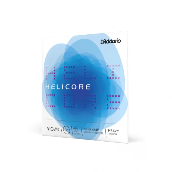 Комплект струн для скрипки D'ADDARIO HELICORE VIOLIN STRING SET 4/4 Scale Heavy Tension
