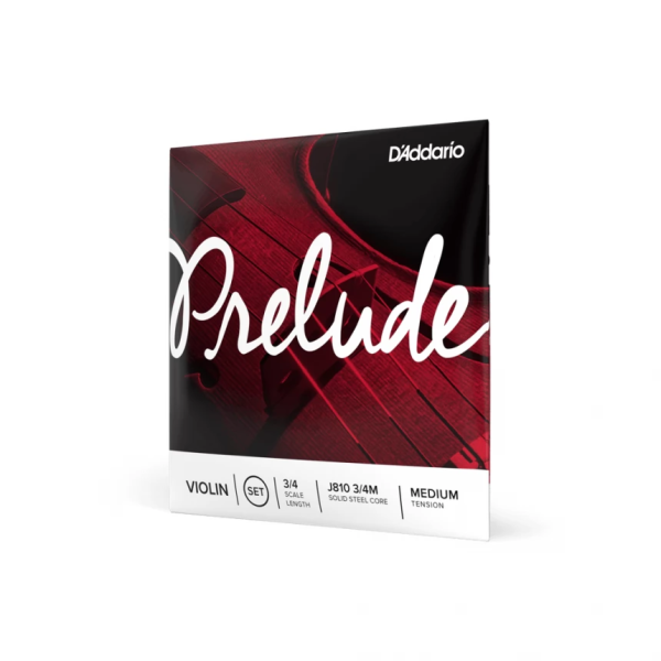 Комплект струн для скрипки D'ADDARIO PRELUDE VIOLIN STRING SET 3/4 Scale Medium Tension