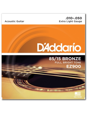 Набор струн для акустической гитары DADDARIO EZ900 BRONZE EXTRA LIGHT 10-50