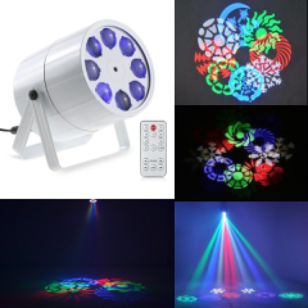 Світлодіодний LED прилад BIG GOBO FLOWER 8 LED