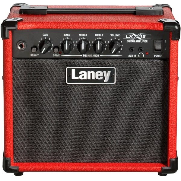 Комбопідсилювач для електрогітари Laney LX15-RED