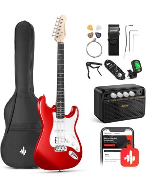 Гітарний набір Donner Music DST-100 Electric Guitar Kit Red EC1166